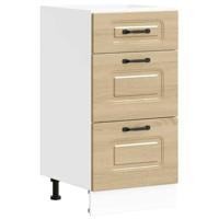 Keuken onderkast Kalmar bewerkt hout sonoma eikenkleurig - thumbnail