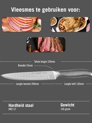 Diamant Sabatier Vleesmes Riyouri 20 cm Diamant Sabatier Vleesmes Riyouri 20 cm