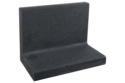 L-element zwart 50x50 voet 30 cm Gardenlux - Gardenlux