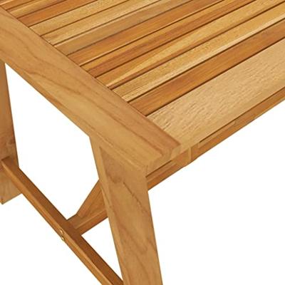 VidaXL Tuintafel 140x70x73,5 cm massief acaciahout VidaXL Tuintafel 140x70x73,5 cm massief acaciahout