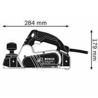 Bosch Professional GHO 16-82 Elektrische schaafmachine Schaafbreedte: 82 mm 630 W Felsdiepte (max.): 9 mm - thumbnail