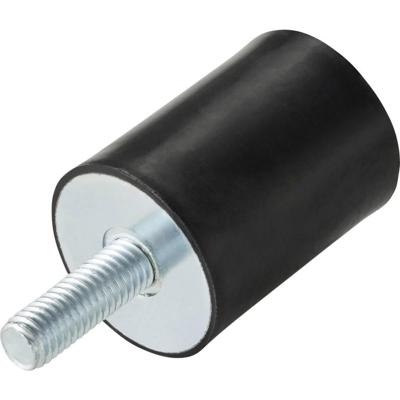 TRU COMPONENTS Rubberen demper TC-NT30-40-43A Hardheid 43 Shore A Maximale statische lading 31 kg