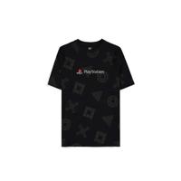 PlayStation T-Shirt Logo All Over Print Size M - thumbnail
