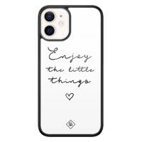 iPhone 12 mini glazen hardcase - Enjoy life - thumbnail