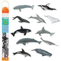 Safari speelfigurenset Whales & Dolphins junior 11 delig - thumbnail