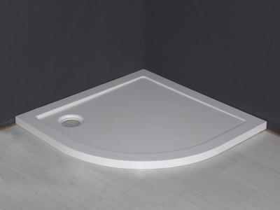 Saqu Design Collection douchebak kwartrond 90x90x4 wit Saqu Design Collection douchebak kwartrond 90x90x4 wit