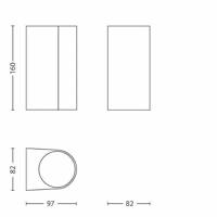 Philips Up en downspotMy Garden Nightingale buiten - 1710247PN - thumbnail