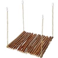 Knaagdierspeelgoed Rody Schommel - 20 x 20 cm 20 x 20 cm Flamingo Bruin - thumbnail