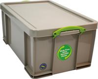 Really Useful Box opbergdoos 64 liter, gerecycleerd, grijs - thumbnail