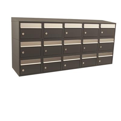 Stoer! Brickset 5-Breed, 3-Hoog Met Dak Antraciet - 40215065_5x3d