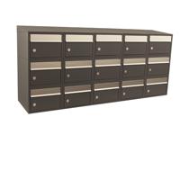 Stoer! Brickset 5-Breed, 3-Hoog Met Dak Antraciet - 40215065_5x3d - thumbnail