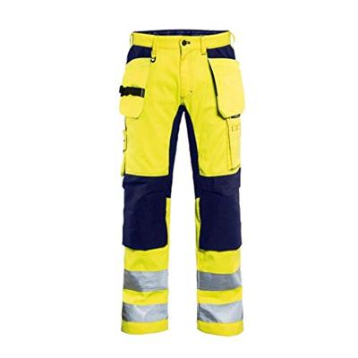 Blåkläder Werkbroek met stretch High-Vis 15521811 | High-Vis Geel/Marineblauw | Maat 48 - 7330509546116