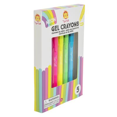 Selecta Neon gel krijtjes, 5st.
