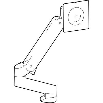 Ergotron 98-734-292 Montageset 86,4 cm (34) Draaibaar, Kantelbaar, Zwenkbaar, In hoogte verstelbaar