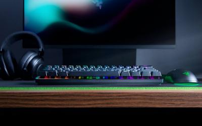 Razer Huntsman Mini Zwart - Razer Linear Red Razer Huntsman Mini Zwart - Razer Linear Red
