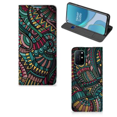 OnePlus 8T | Hoesje met Magneet | Aztec