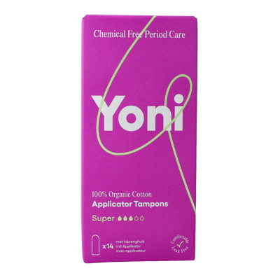 Yoni Tampons super met applicator 14 Stuks