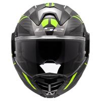 LS2 opklaphelm "ff901 advant x carbon future ii". helmet advant x carb.fut.ii xxl bl/yel - thumbnail