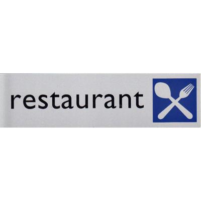 Infobord pictogram restaurant 165x44mm