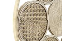 Wanddecoratie DKD Home Decor 45,5 x 2 x 45,5 cm Natuurlijk - thumbnail