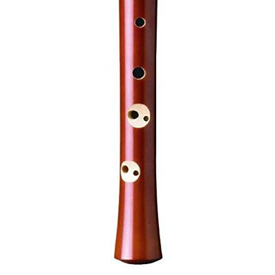 Hohner B9550 sopraanblokfluit perenhout, dubbele barok boring