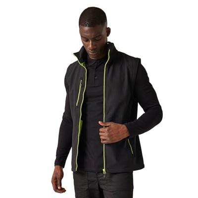 Ragetta RG915 Navigate 2-Layer Softshell Bodywarmer - Black/Lime - 3XL Ragetta RG915 Navigate 2-Layer Softshell Bodywarmer - Black/Lime - 3XL