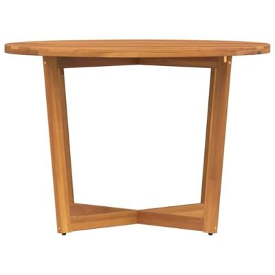 Tuintafel rond Ø110x75 cm massief acaciahout