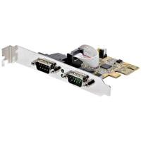 StarTech.com 2-Port PCI Express 2 poorten Seriële interfacekaart RS232 PCIe x1 - thumbnail