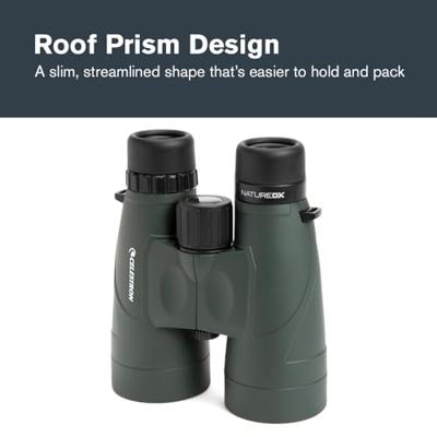 Celestron 71336 Nature DX 12x56 BaK-4 Prism Verrekijker, Groen