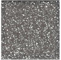Vloer-/wandtegel Terre D'Azur Terrazzo 1930 20x20cm black mat gerectificeerd - thumbnail