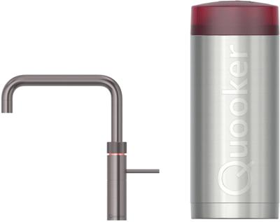 Quooker Fusion Square met COMBI boiler 3-in-1 kraan gunmetal