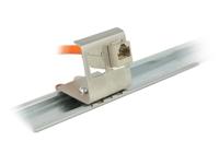 Delock Keystone metalen houder 2 poorten voor DIN-rail - thumbnail
