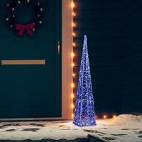 VidaXL Lichtkegel decoratief led 90 cm acryl blauw - thumbnail