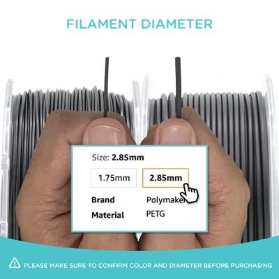 Polymaker PB01017 PolyLite Filament PETG Hittebestendig, Hoge treksterkte 2.85 mm 1000 g Rood 1 stuk(s)