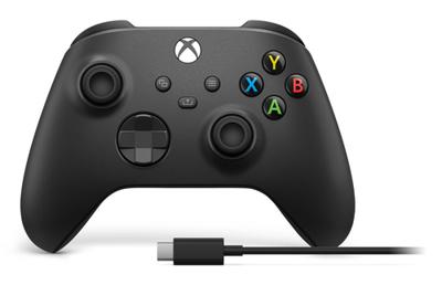 Xbox draadloze controller + USB-C-kabel - Zwart - thumbnail