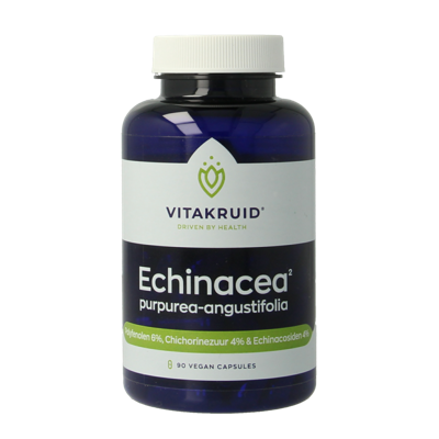 Vitakruid Echinacea 600 purpurea (4%) angustifolia (6%, 4%) 90 Vegetarische capsules