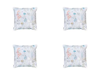 Sierkussen ca. 50x50 cm Donna azure canvas Eco plus natural outdoor finishing (4 stuks) Madison - Madison