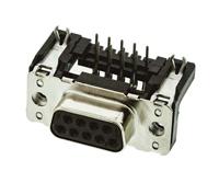HARTING 09661526612 D-sub female connector 90 ° Aantal polen: 9 Solderen 1 stuk(s) - thumbnail