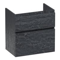 Brauer Delight - Onderkast Ondiep - 60 cm - met 2 Softclose Lades Greeploos en 1 Sifon Uitsparing - Damascus - thumbnail