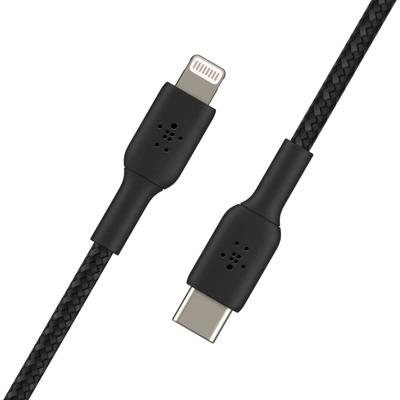 Belkin BOOSTCHARGE gevlochten USB-C naar Lightning kabel