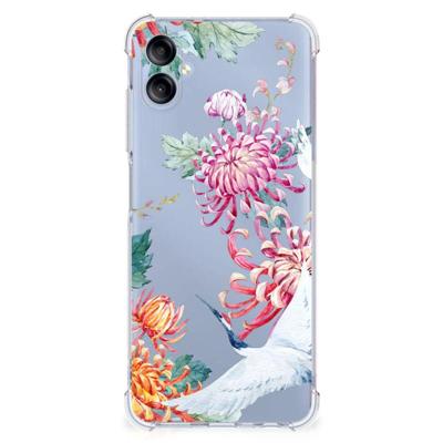 Samsung Galaxy A05 Case Anti-shock Bird Flowers Samsung Galaxy A05 Case Anti-shock Bird Flowers