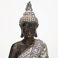 Boeddha van poly, B17 x D10 x H24 cm - thumbnail