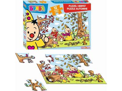 Studio 100 Bumba puzzel - herfst - 12 stukjes