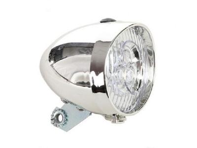 Catch-it Koplamp import chroom batterij
