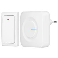 Batterijloze deurbel Wit - thumbnail