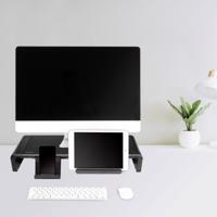 LogiLink BP0140 Monitorstandaard Hoogte: 8 tot 8 cm Zwart - thumbnail