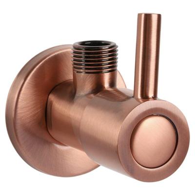 Hoekstopkraan Differnz Met Rozet 1/2x3/8 mm Rood Koper Differnz