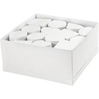 Creativ Company Dozen in displaybox, h: 5 cm, d 10-12 cm, wit, 27 stuk/ 1 doos - thumbnail