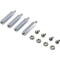 Renkforce Bevestingingsset Geschikt voor serie: Raspberry Pi® Zilver - thumbnail