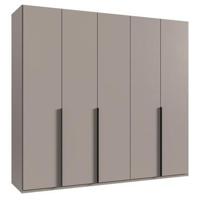 Kledingkast Milaan 5-deurs - greige - 236x225x58 cm - thumbnail